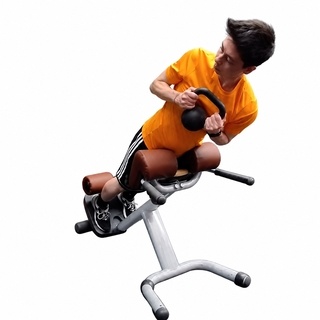 Weighted Roman chair back extension with twist