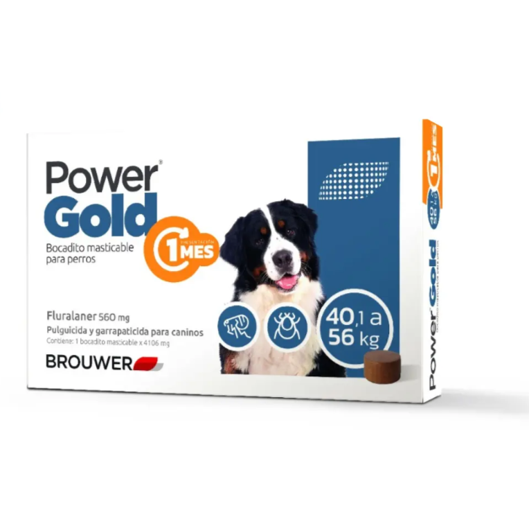 Power Gold Comprimido 1-Mes 40 a 56kg