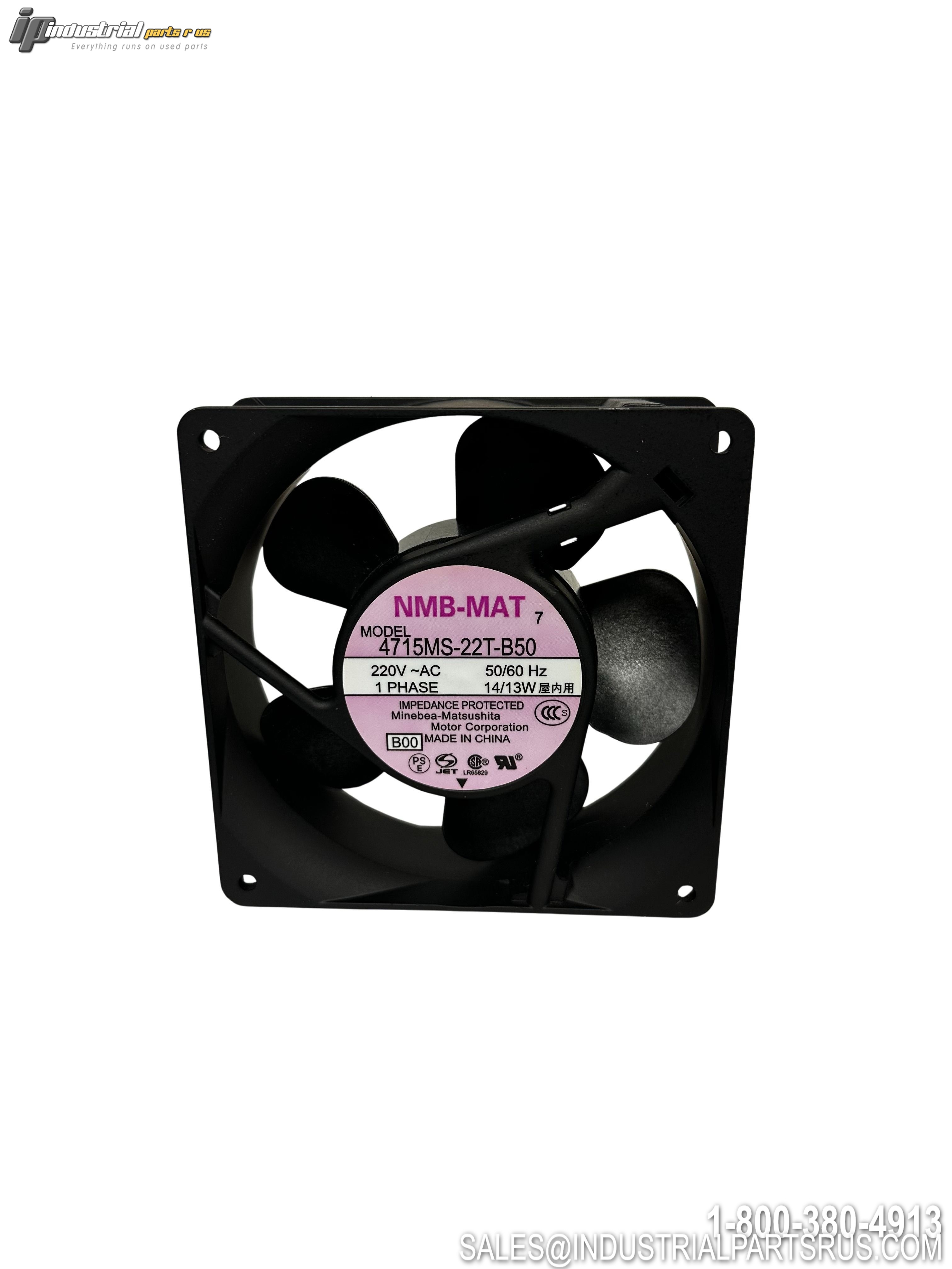 NMB-MAT 4715MS-22T-B50 AC Axial Fan 220V 119mm 38mm Ball Bearing 13W