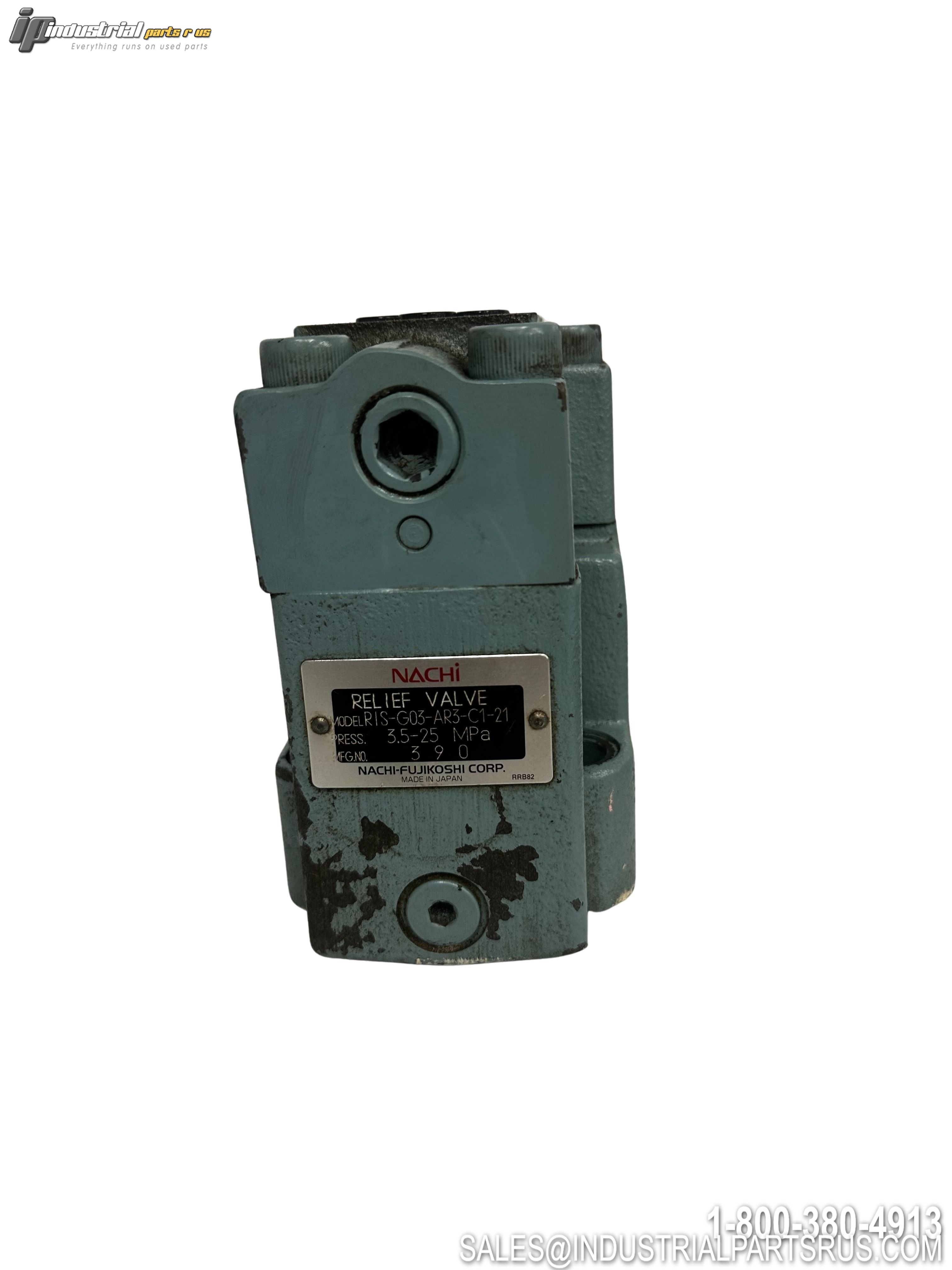 NACHI R1S-G03-AR3-C1-21 Relief Valve Hydraulic Control Component