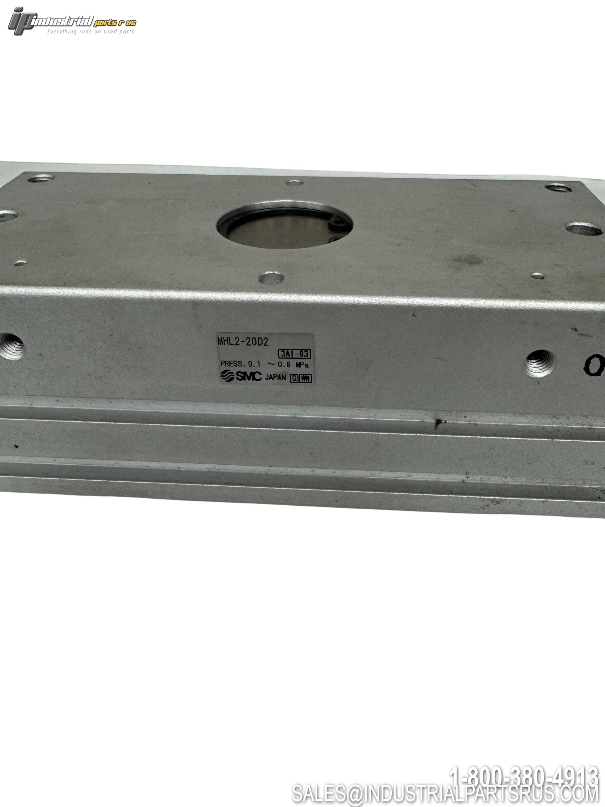 SMC MH2-2002 Pneumatic Gripper 20mm Double Acting Angular 0.6 MPa