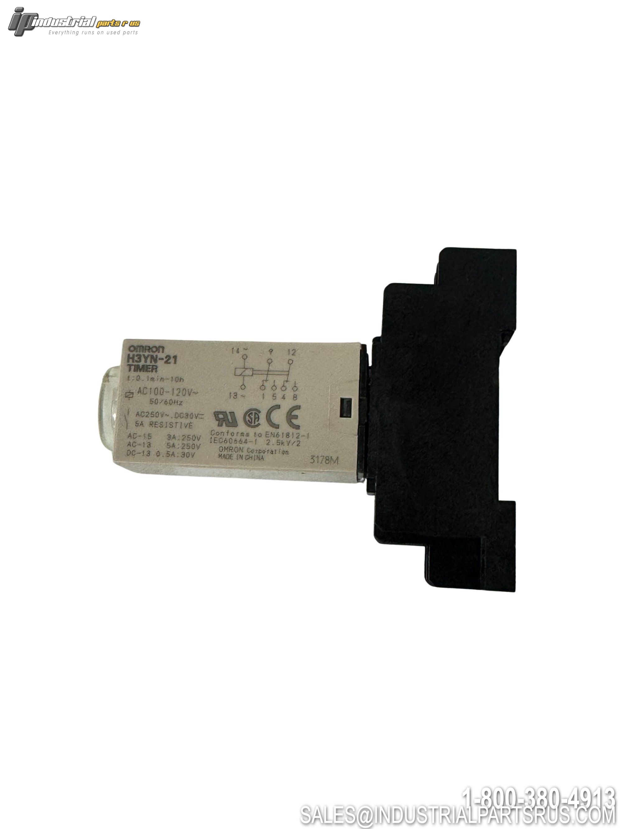 Omron H3YN-21 Solid-State Timer DPDT 8-Pin Long-Time Range 0.1min-10h