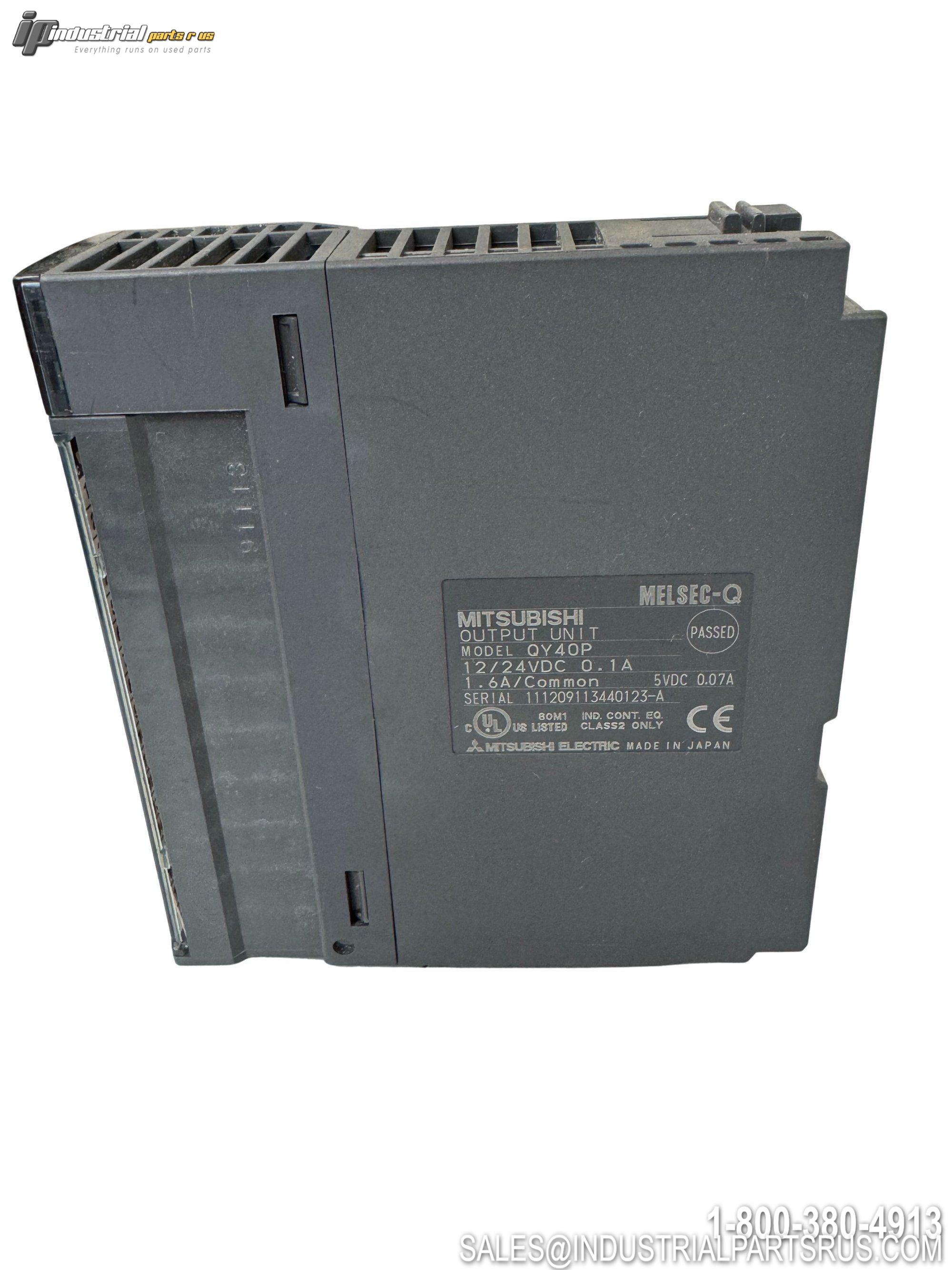 Mitsubishi QY40P MELSEC-Q Digital Transistor Output Module 16pt 24VDC