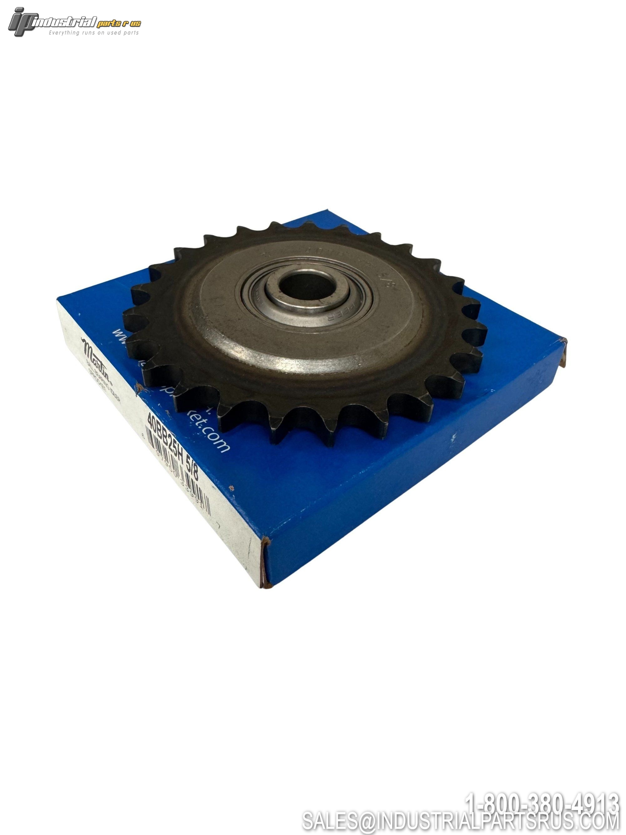 Martin 40BB25H 5/8 #40 Ball Bearing Idler Sprocket 25T 5/8" Bore Hardened