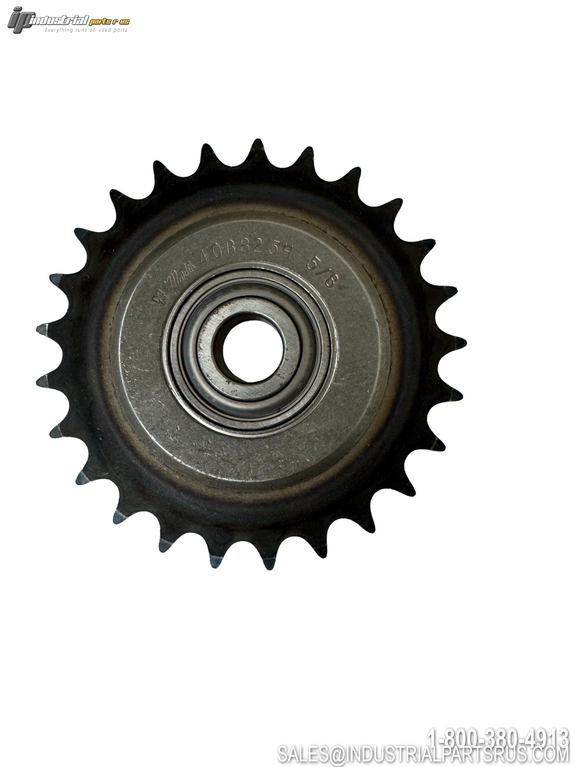 Martin 40BB25H 5/8 #40 Ball Bearing Idler Sprocket 25T 5/8" Bore Hardened