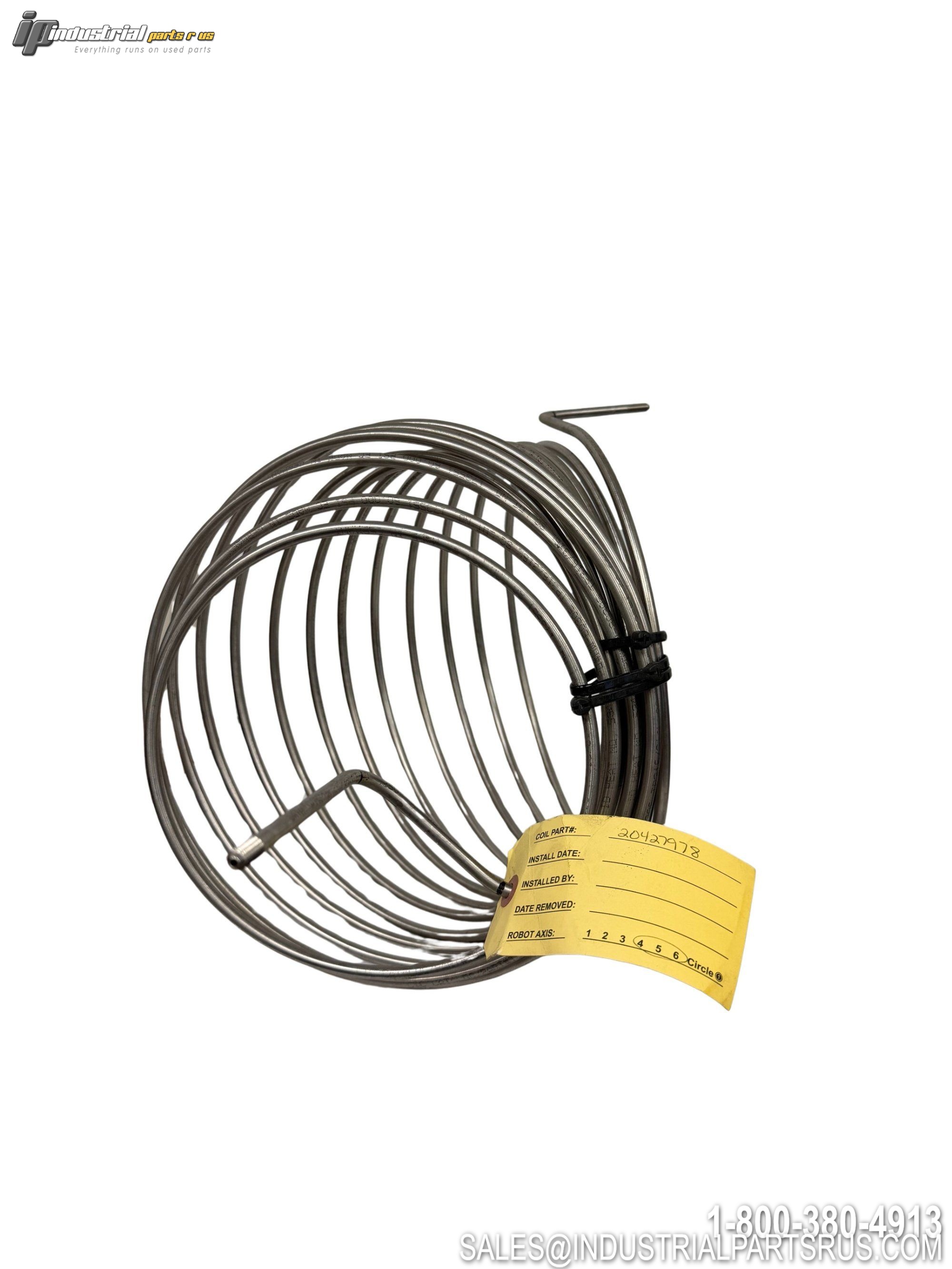KMT 20427978 High Pressure Coil ABB IRB2400 Robot Waterjet Tube Assembly