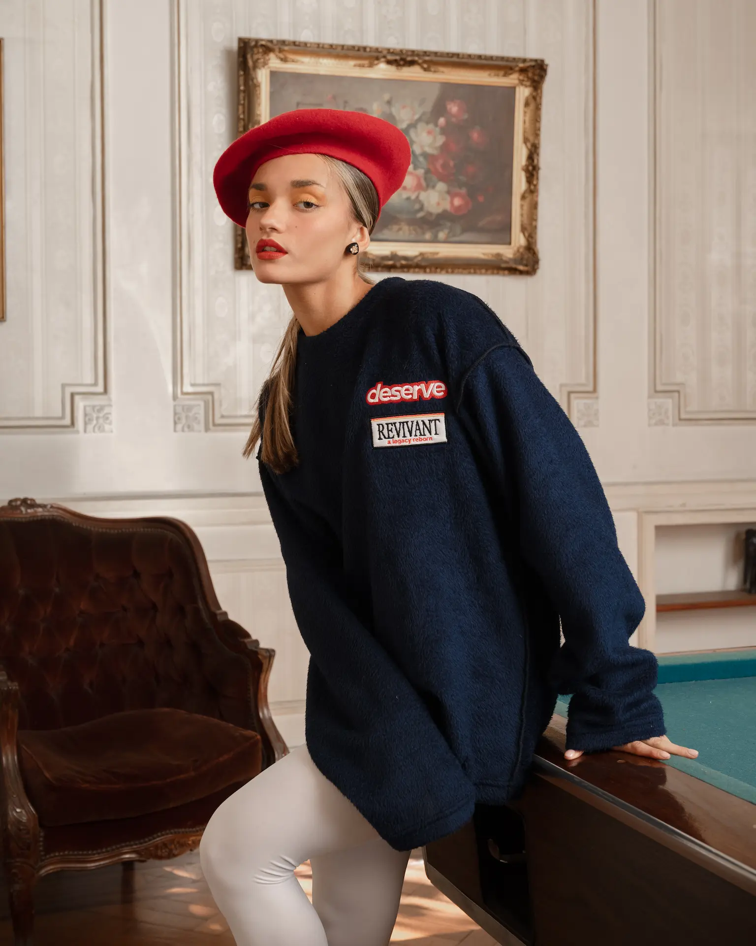Camila Tessio en la campaña de moda para Deserve
