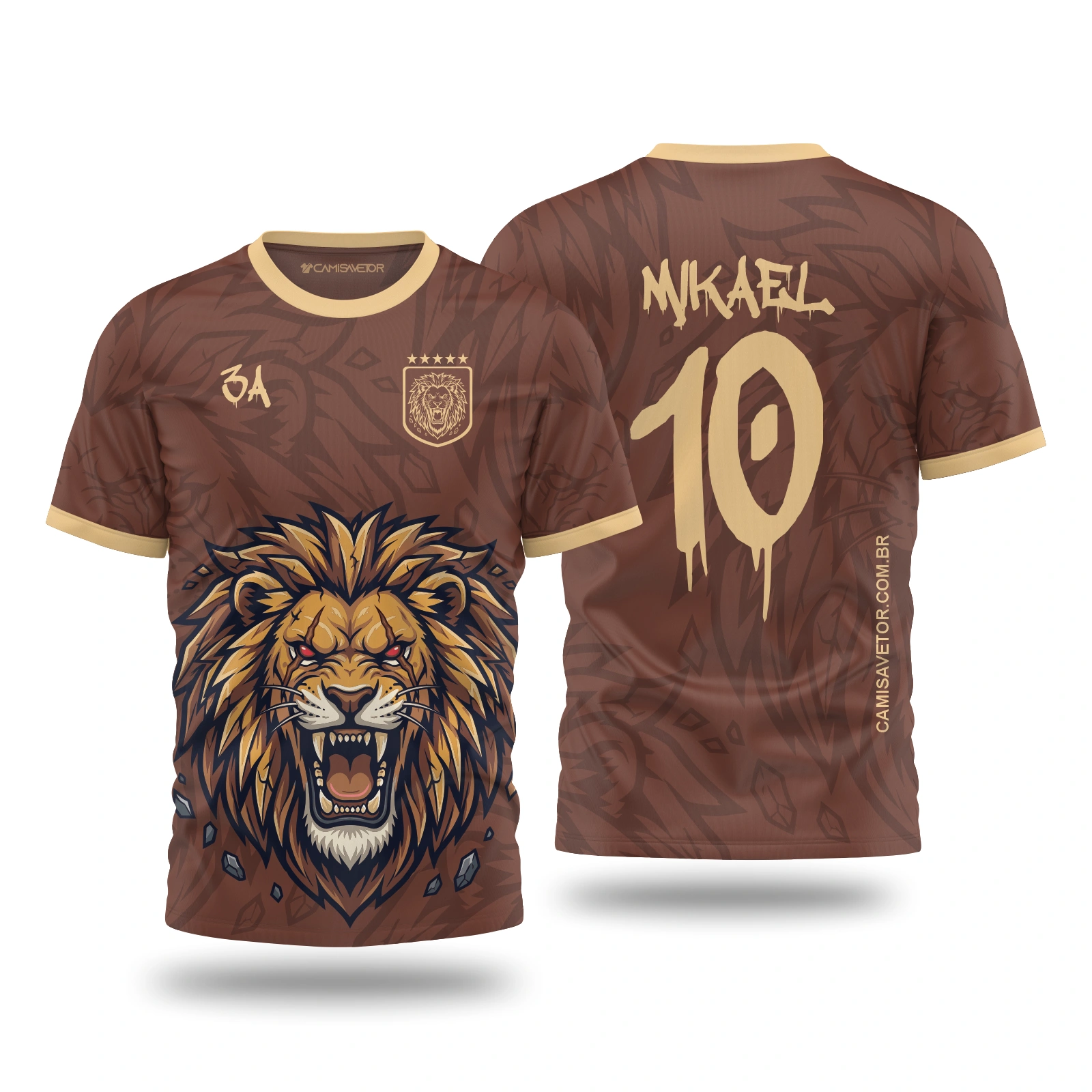 Vetor Camisa Interclasse Leão | Arte Editável Coreldraw