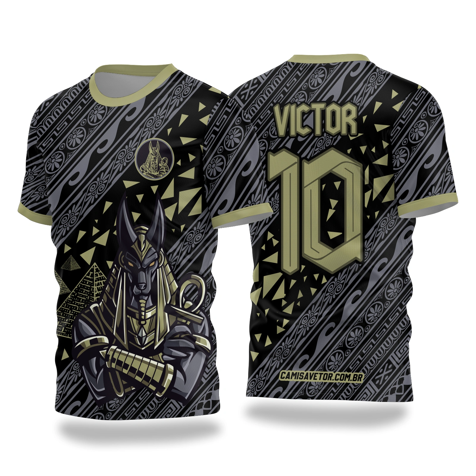 Vetor Camisa Interclasse Anúbis | Arte Editável Coreldraw