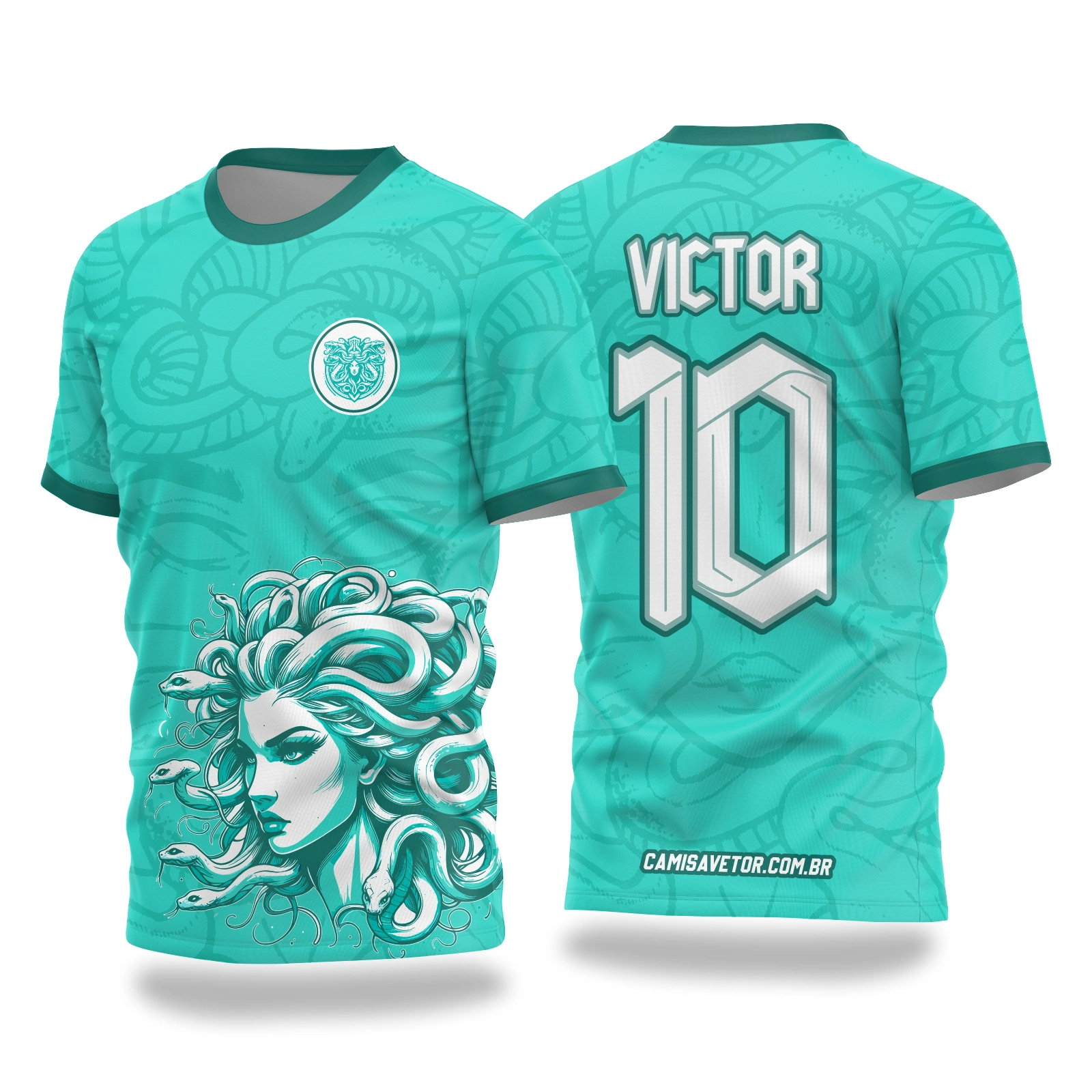 Vetor Camisa Interclasse Medusa | Arte Editável Coreldraw