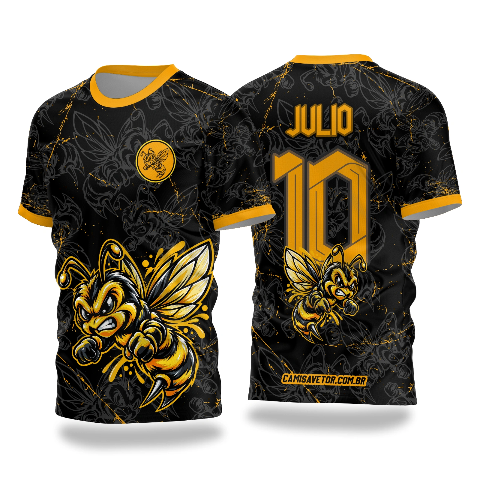 Vetor Camisa Interclasse Abelha | Arte Editável Coreldraw