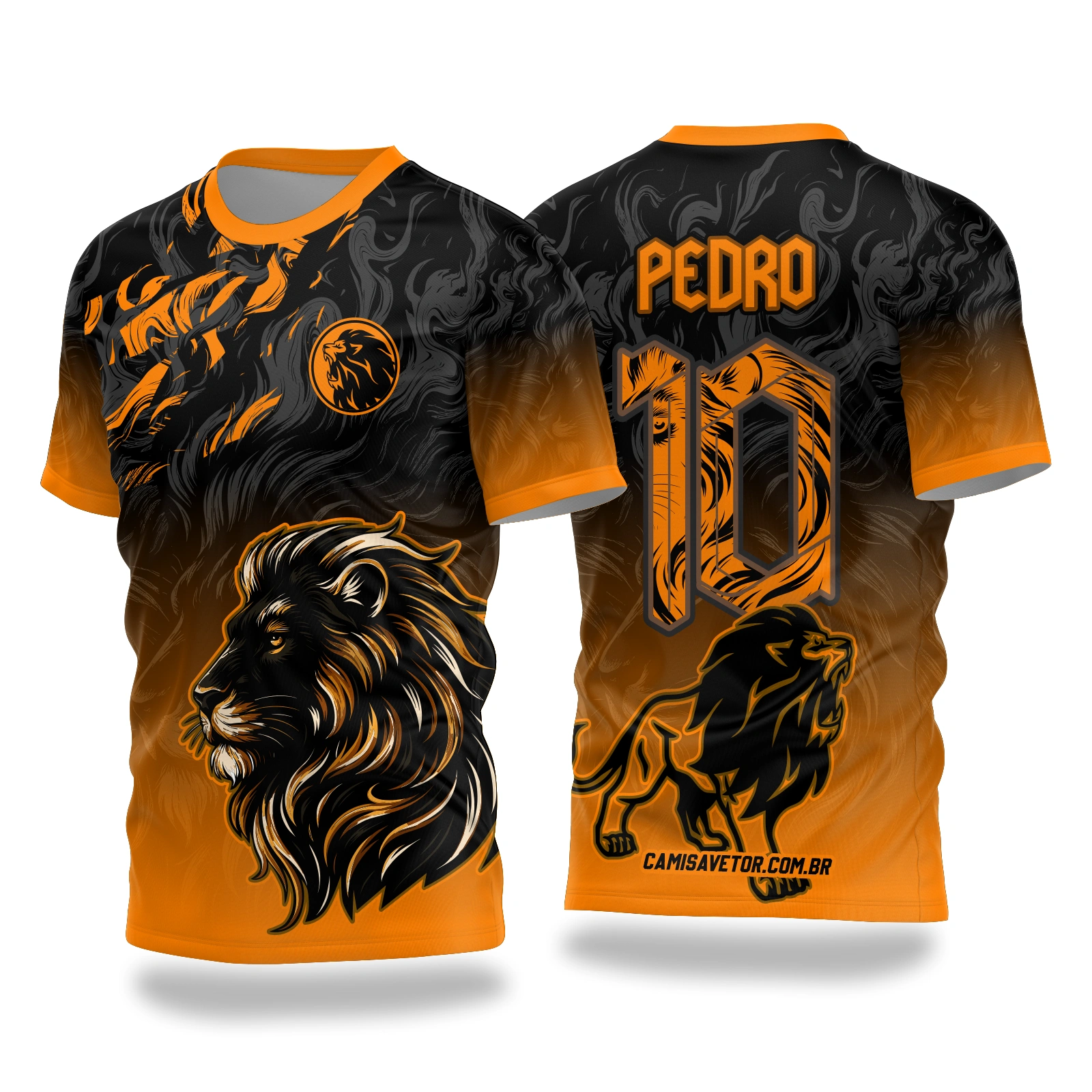 Vetor Camisa Interclasse Leão | Arte Editável Coreldraw