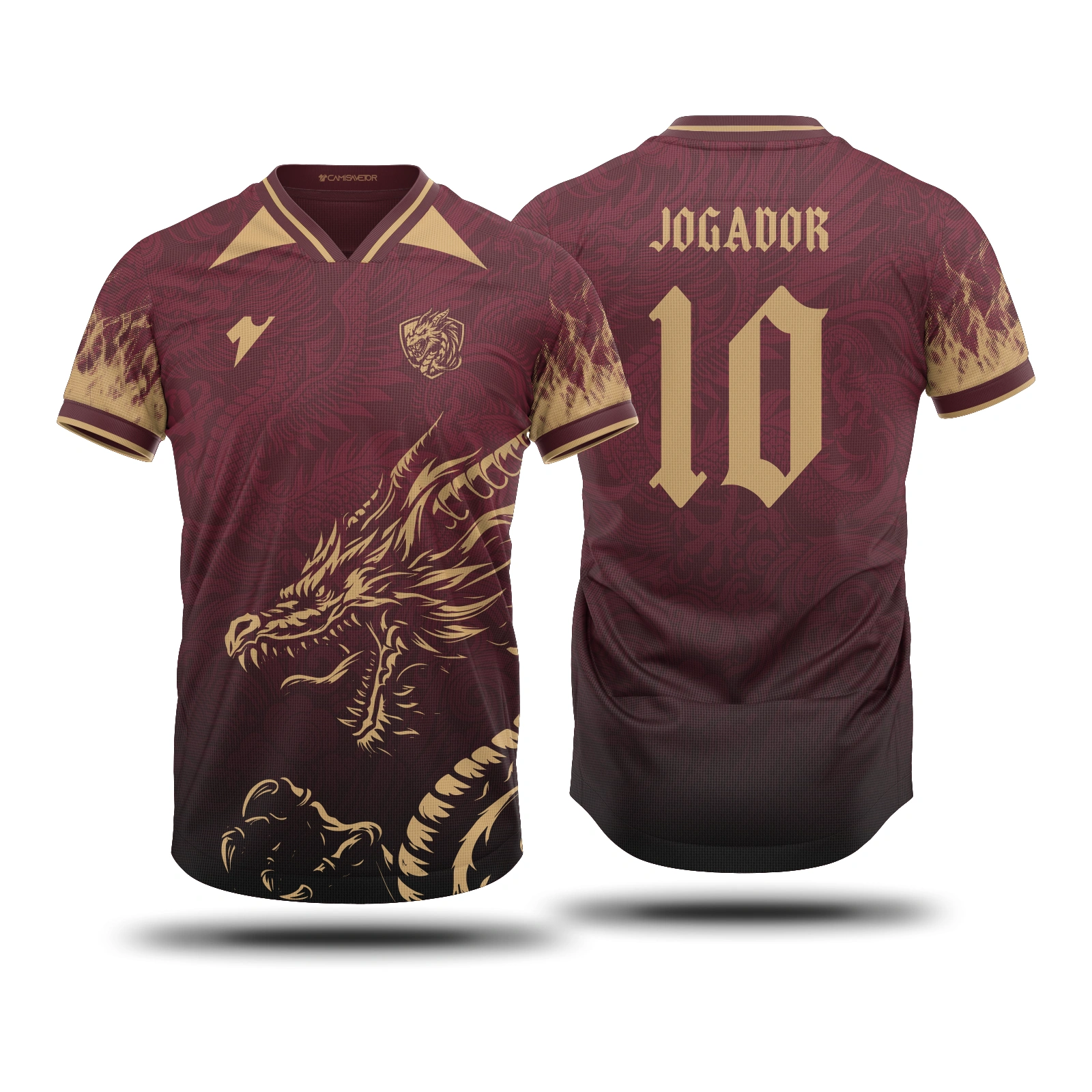 Vetor Camisa Interclasse Dragão 6 | Arte Editável Coreldraw