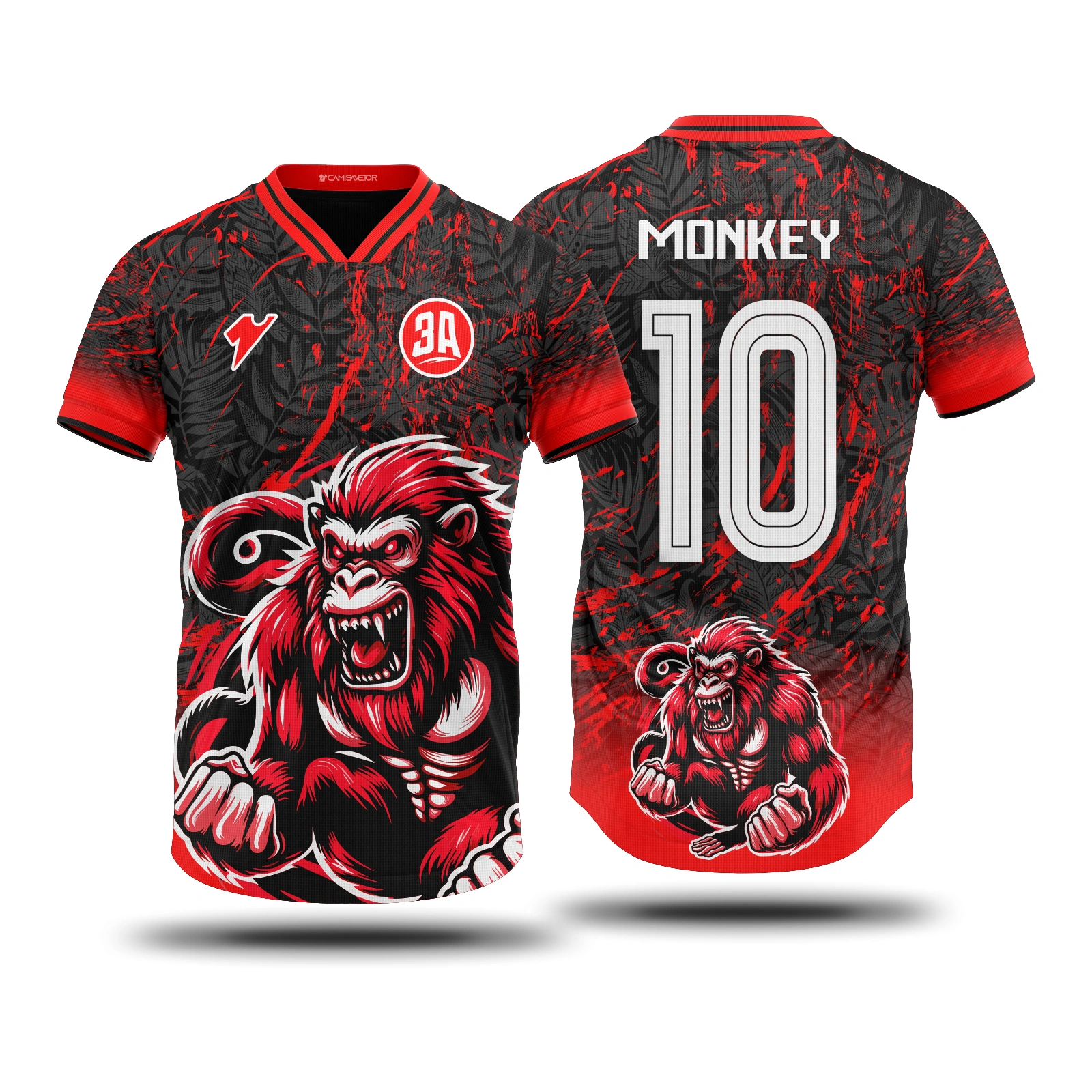 Vetor Camisa Interclasse Monkey | Arte Editável Coreldraw