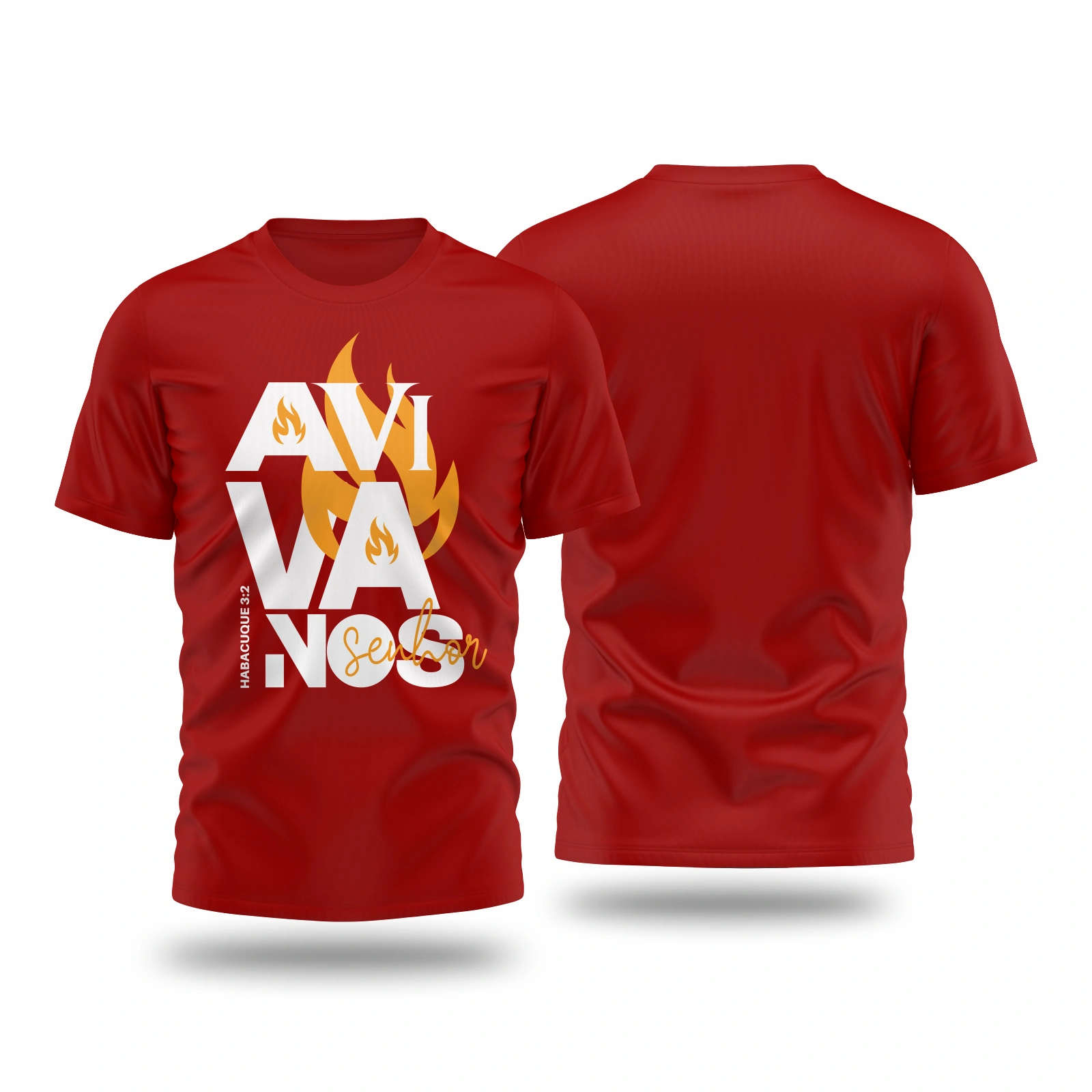 Vetor Camisa Cristã Habacuque 3-2 | Arte Editável Coreldraw