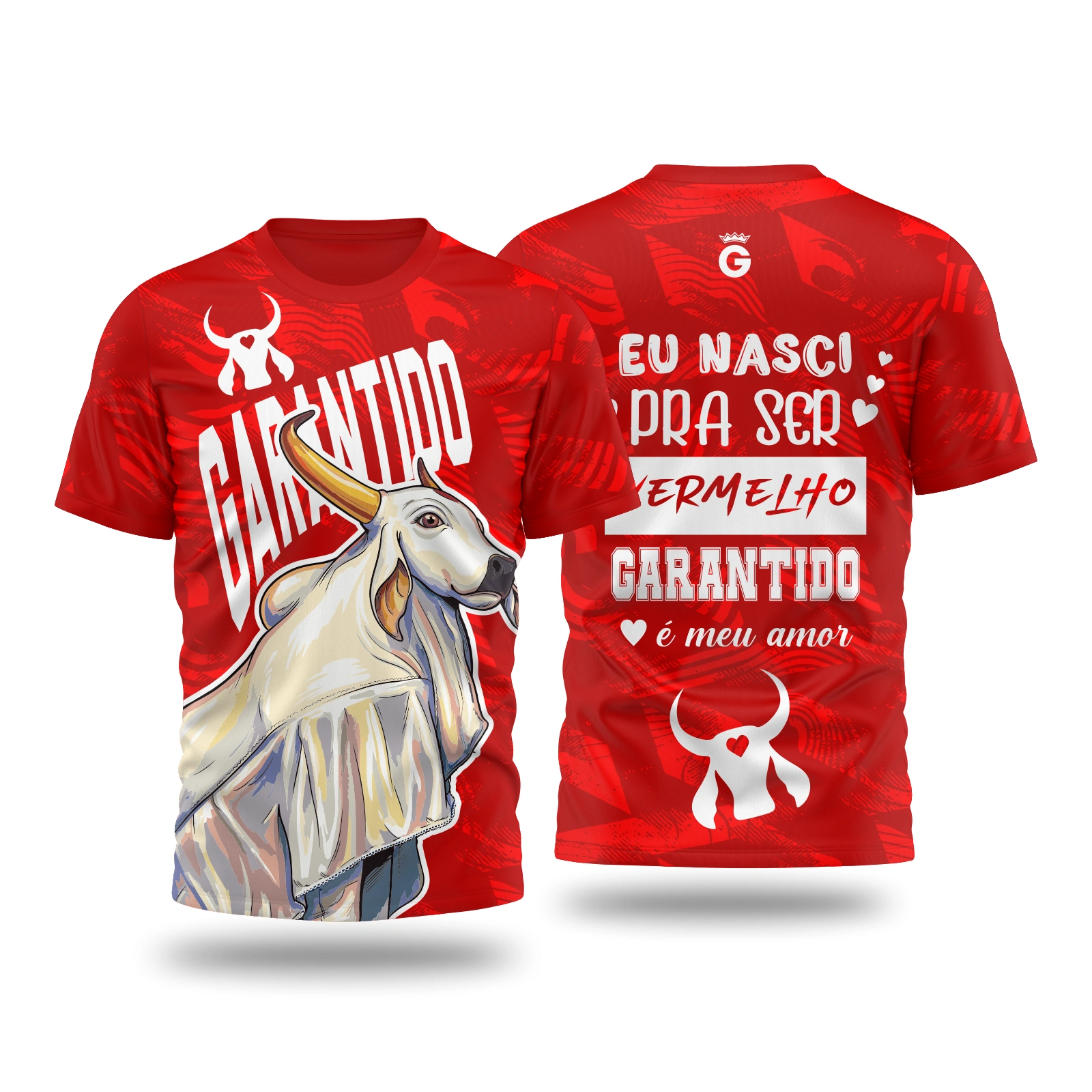 Vetor Camisa Boi Garantido Folclore Meu Amor | Arte Editável Coreldraw