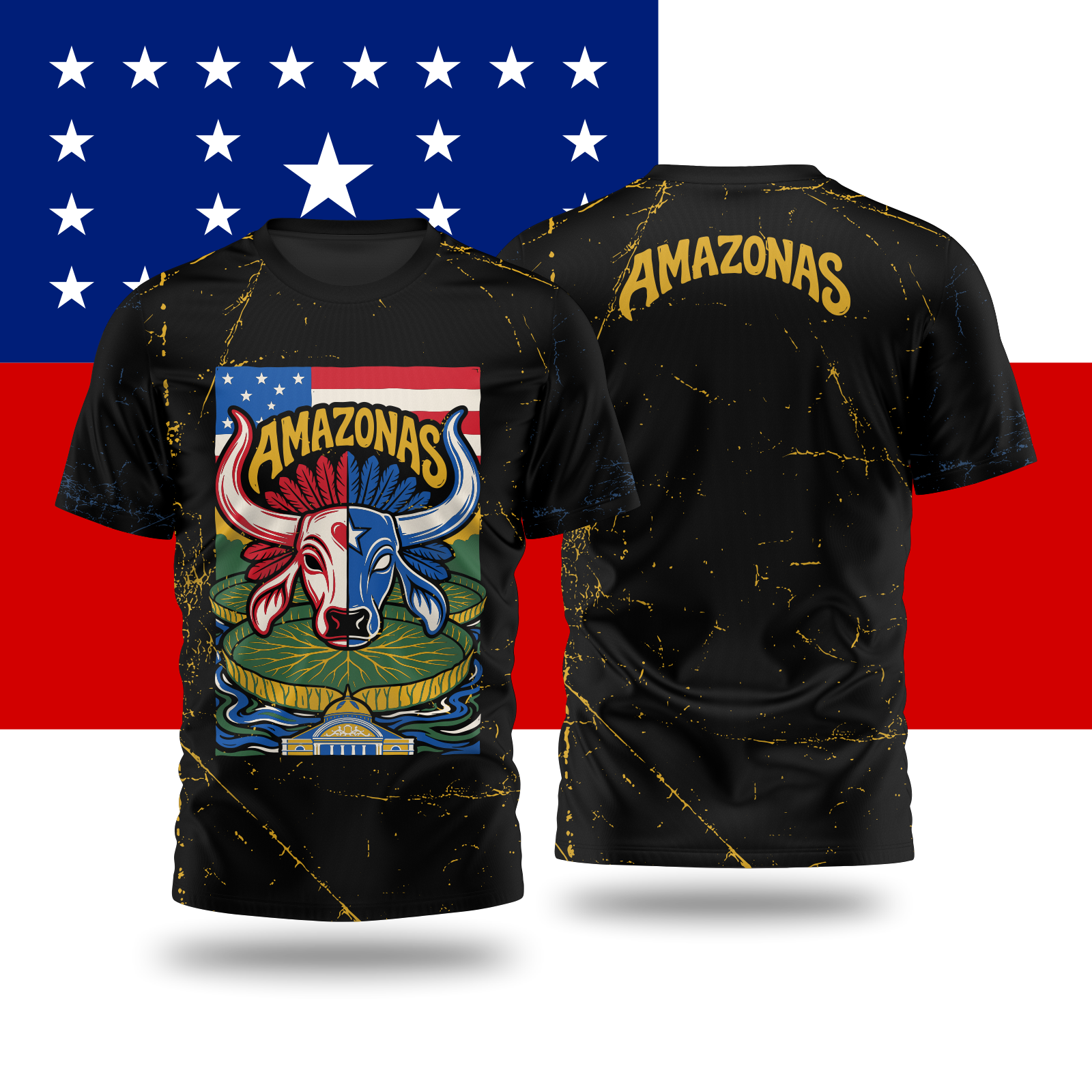Vetor Premium Amazonas para Camisa - Arte Editável