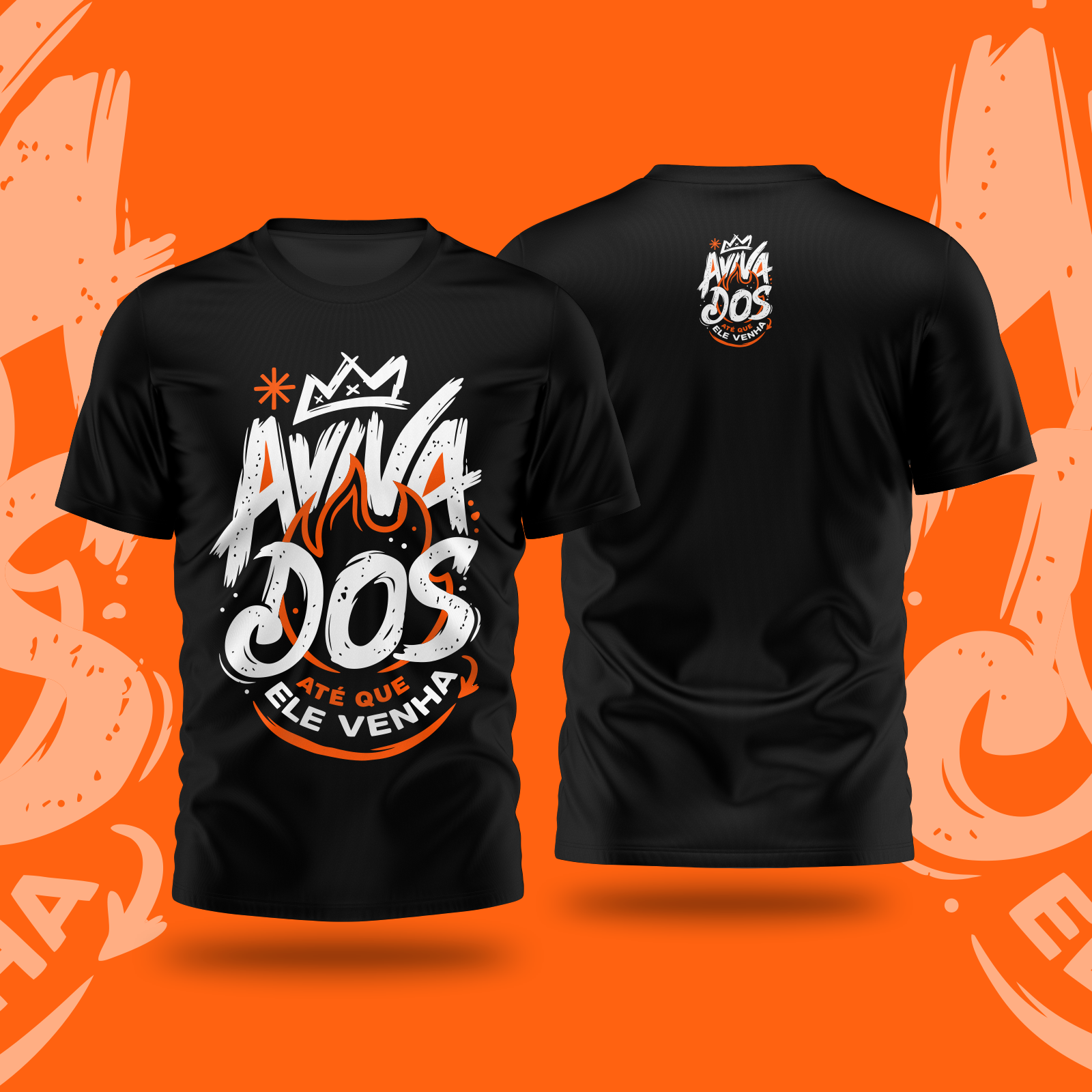 Vetor Camisa Avivados Cristã | Arte Editável Coreldraw