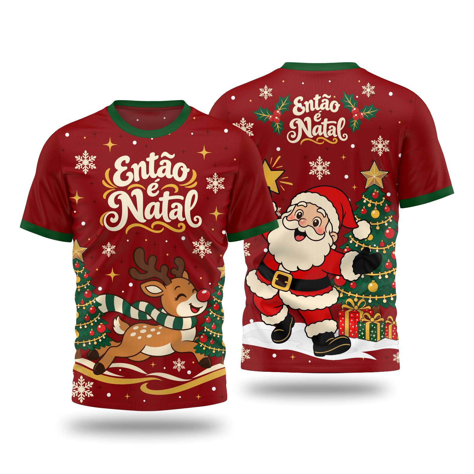 Vetor Camisa Então É Natal | Arte Editável Coreldraw