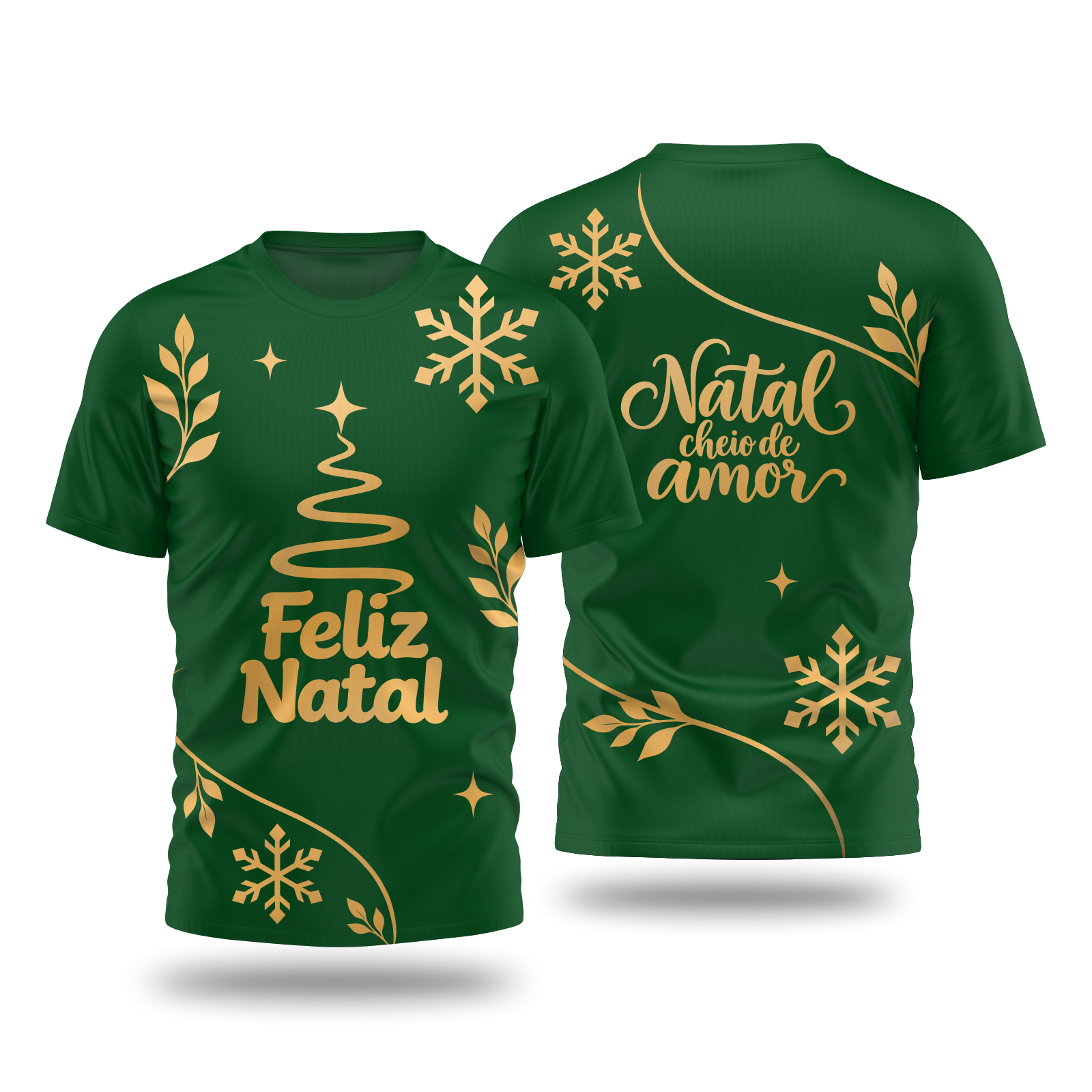 Vetor Camisa Natal Minimalista | Arte Editável Coreldraw
