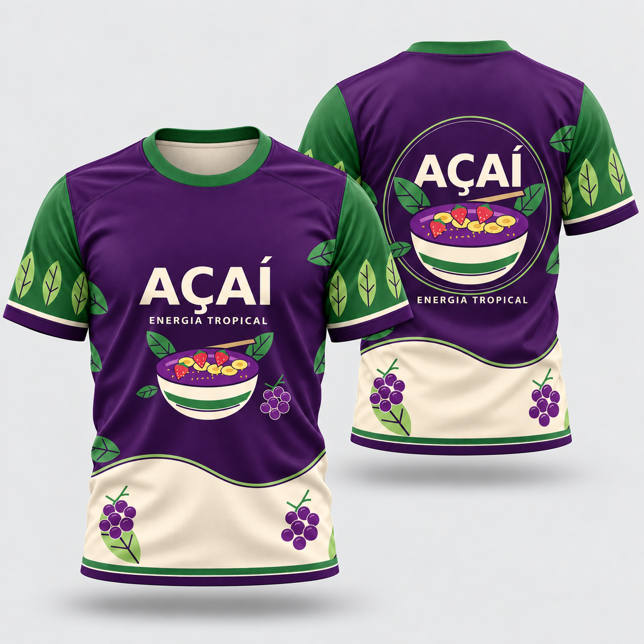Vetor Camisa Açaí Profissão | Arte Editável Coreldraw