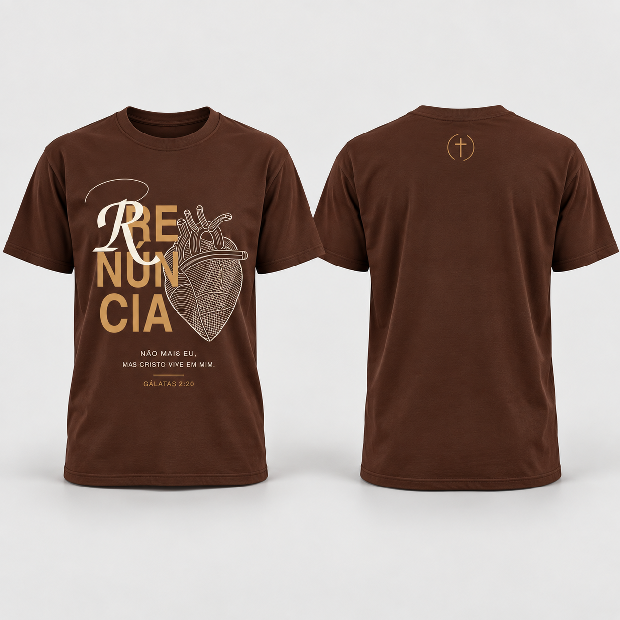 Vetor Camisa Cristã Renúncia | Arte Editável Coreldraw