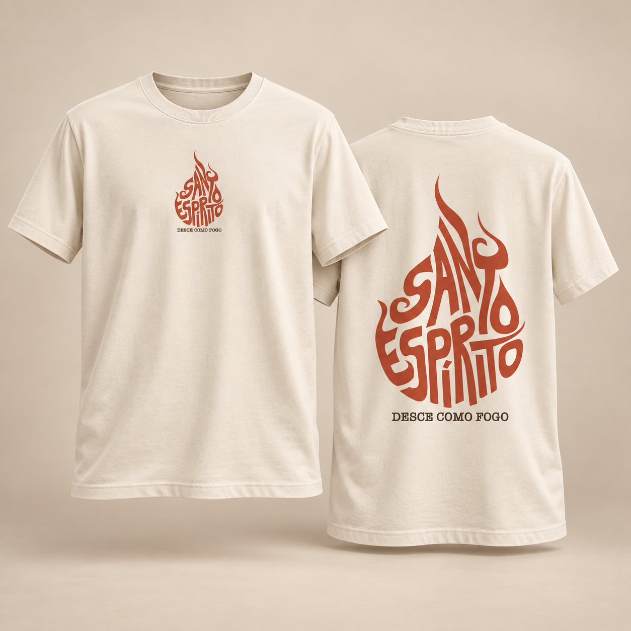 Vetor Camisa Santo Espírito | Arte Editável Coreldraw