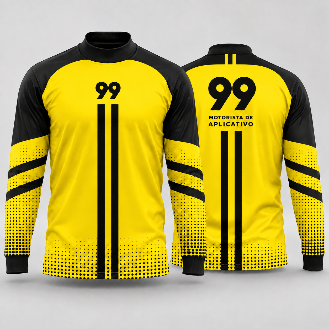 Vetor Camisa Motorista de Aplicativo 99 | Arte Editável Coreldraw