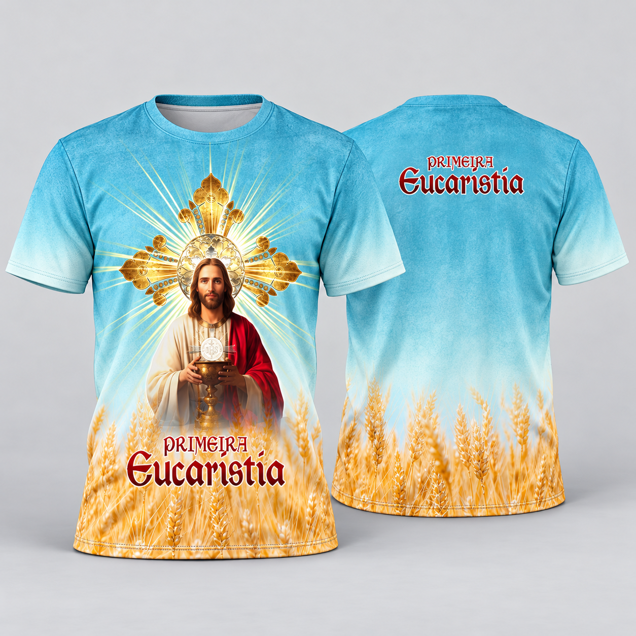 Vetor Camisa Primeira Eucaristia 3 | Arte Editável Coreldraw