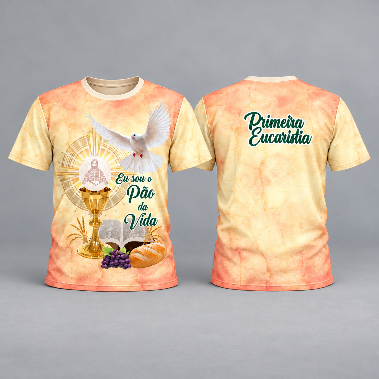 Vetor Camisa Primeira Eucaristia 4 | Arte Editável Coreldraw