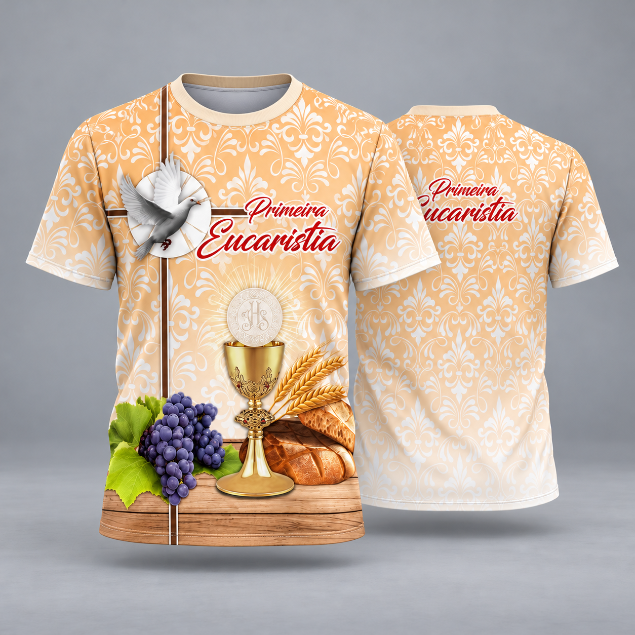 Vetor Camisa Primeira Eucaristia 5 | Arte Editável Coreldraw