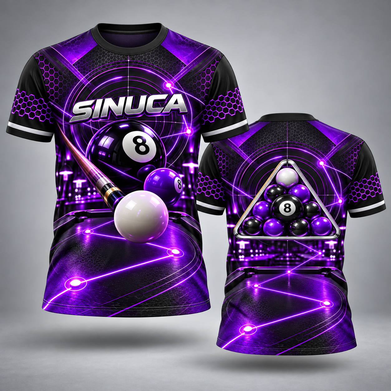 Vetor Camisa Sinuca 5 Premium | Arte Editável Coreldraw