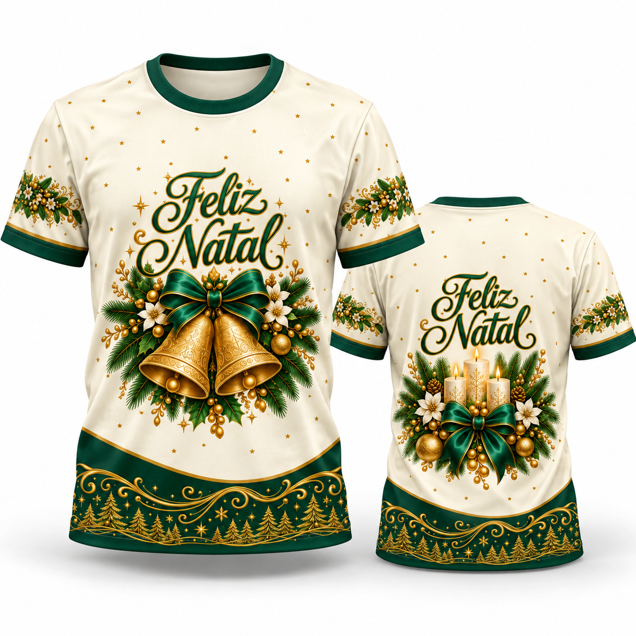 Vetor Camisa Feliz Natal 4 Premium | Arte Editável Coreldraw