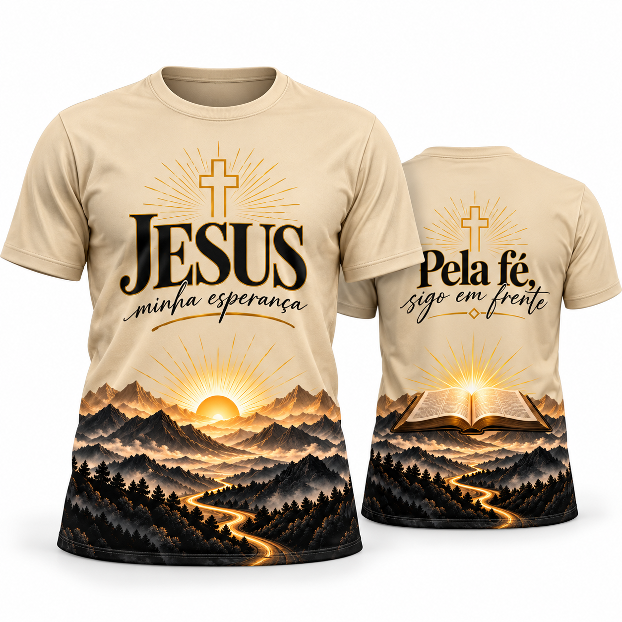 Vetor Camisa Jesus Minha Esperança | Arte Editável Coreldraw