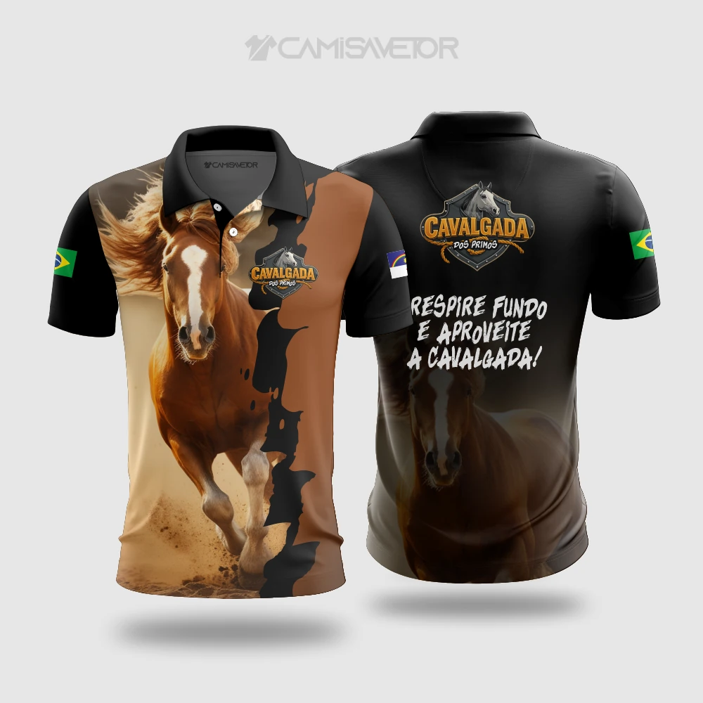 ARTE VETORIZADA PREMIUM CAVALGADA DOS PRIMOS | ESTAMPA EDITÁVEL PARA CAMISAS