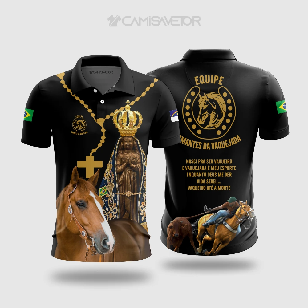 VETOR PREMIUM EDITÁVEL: ARTE EXCLUSIVA EQUIPE AMANTES DA VAQUEJADA