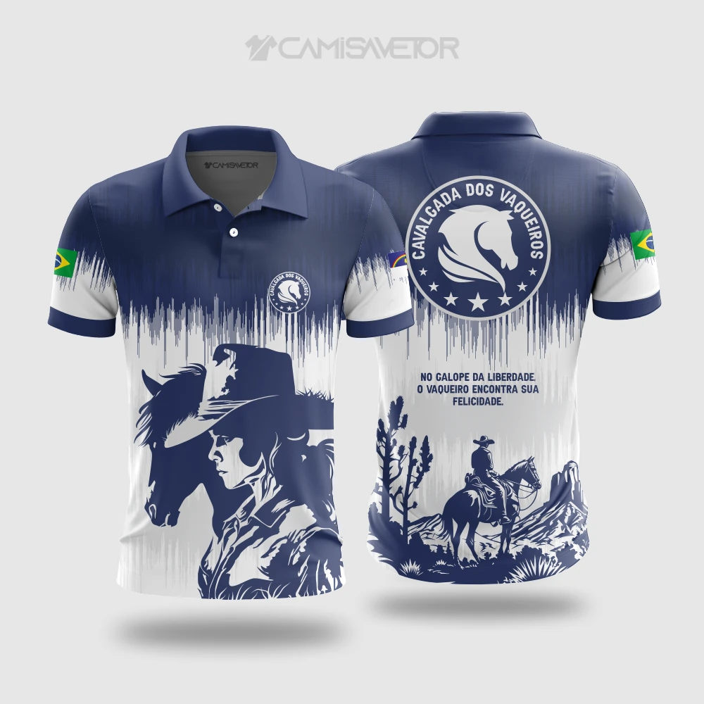 VETOR PREMIUM CAVALGADA DOS VAQUEIROS | ESTAMPA EDITÁVEL PARA PERSONALIZAÇÃO