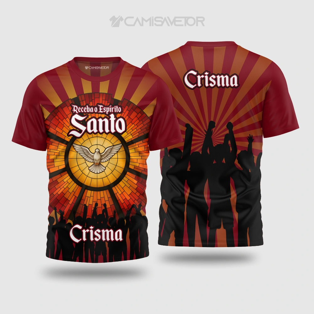 VETOR PREMIUM CRISMA | ARTE CATÓLICA EDITÁVEL PARA ESTAMPARIA