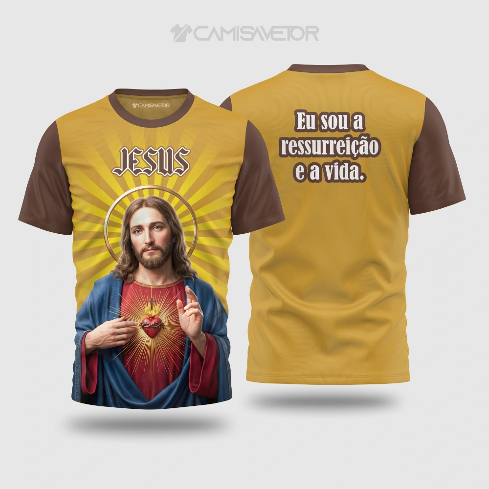 VETOR JESUS CRISTO PREMIUM | ARTE RELIGIOSA EDITÁVEL PARA ESTAMPARIA