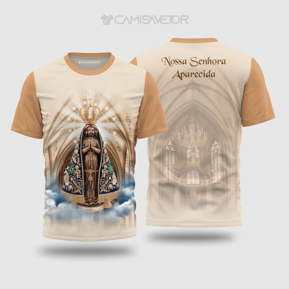 VETOR NOSSA SENHORA APARECIDA PREMIUM | ARTE EDITÁVEL PARA ESTAMPARIA DIGITAL