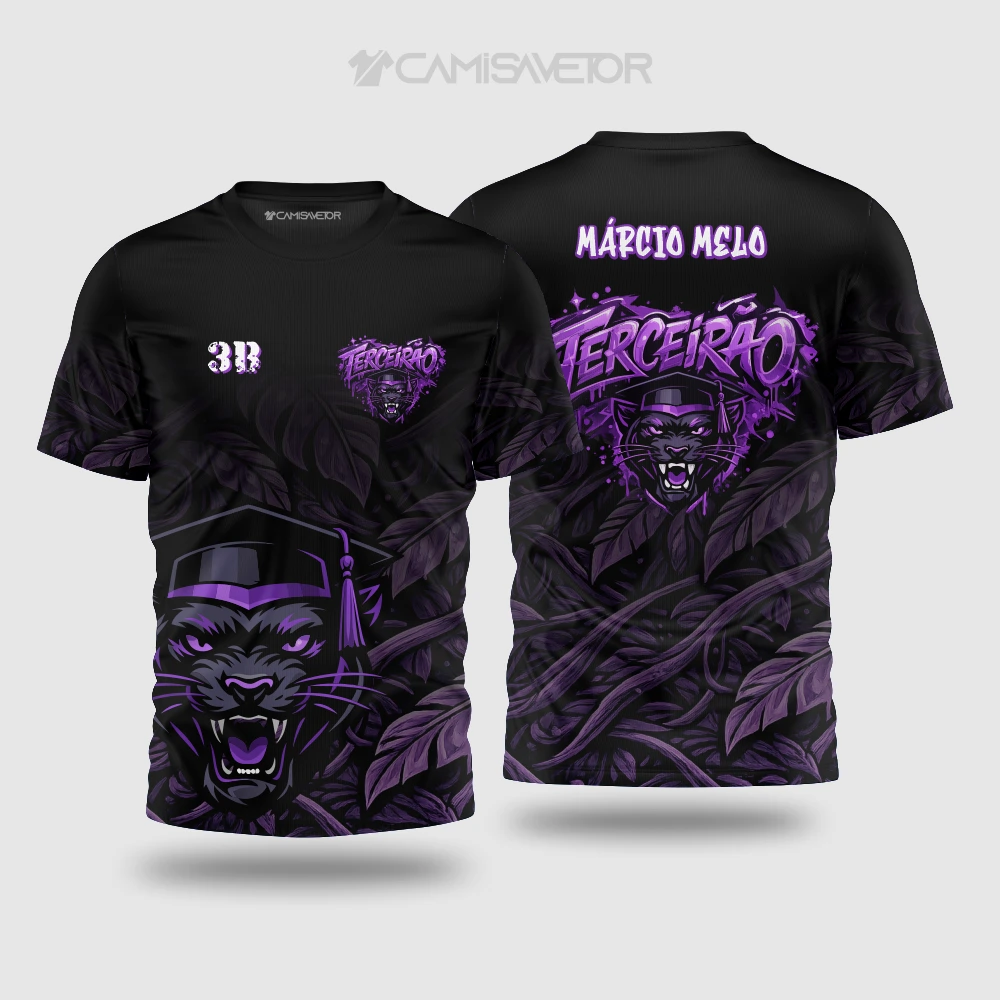 VETOR TERCEIRÃO PANTERA PREMIUM | ARTE EDITÁVEL PARA ESTAMPAS DE CAMISAS