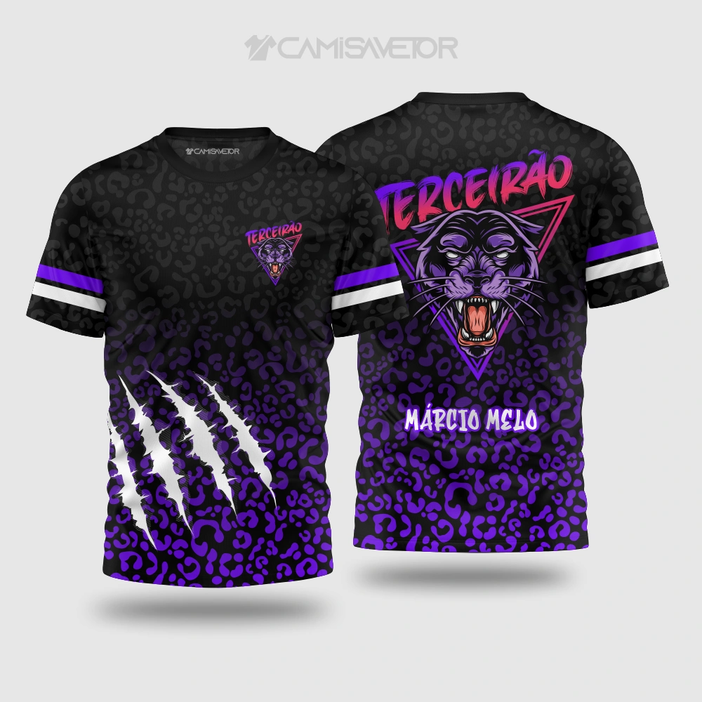 VETOR PREMIUM TERCEIRÃO PANTERA 2 - ARTE EDITÁVEL PARA ESTAMPARIA