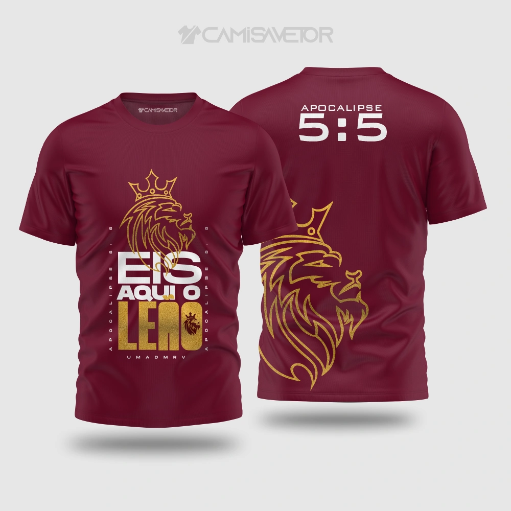 VETOR PREMIUM EDITÁVEL | ARTE PARA CAMISA CRISTÃ APOCALIPSE 5-5