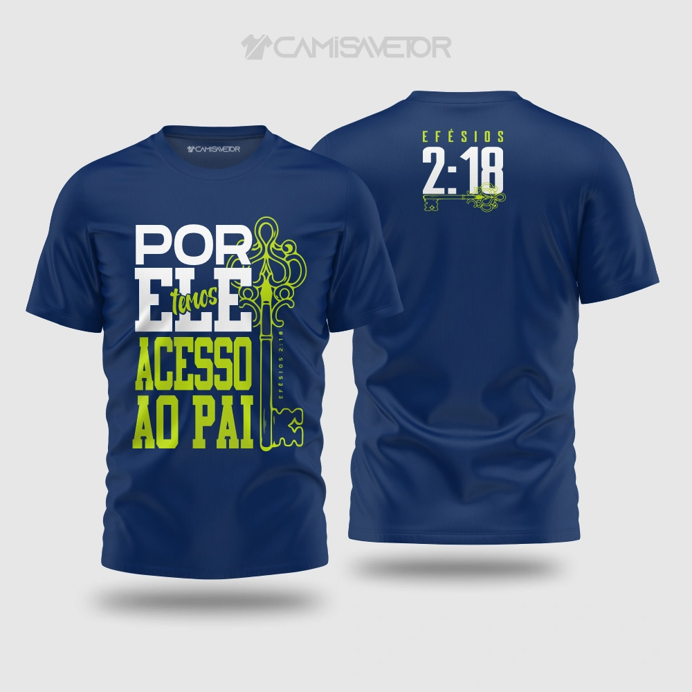 VETOR PREMIUM ARTE CAMISA CRISTÃ EFÉSIOS 1-18 - DESIGN EXCLUSIVO E EDITÁVEL PARA ESTAMPARIA
