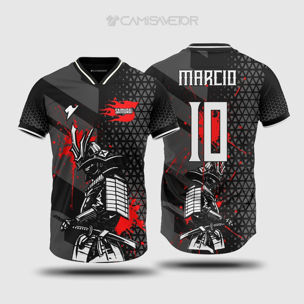 VETOR PREMIUM SAMURAI PARA CAMISA | ARTE EDITÁVEL INTERCLASSE