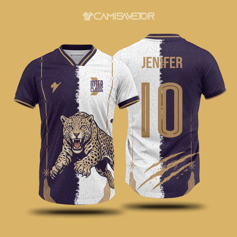 VETOR PREMIUM ONÇA INTERCLASSE EDITÁVEL | ARTE VETORIAL PARA CAMISAS