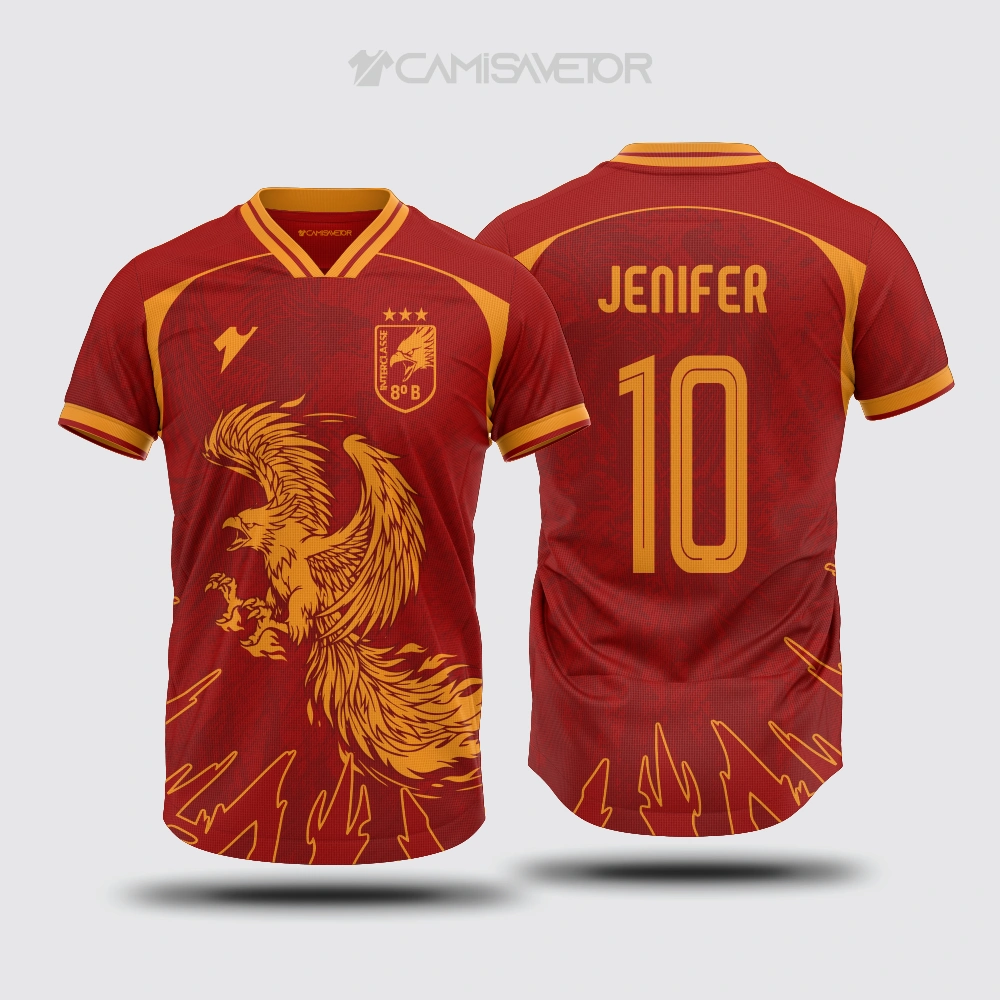 ARTE VETOR PREMIUM FÊNIX PARA CAMISA INTERCLASSE - ESTAMPA EDITÁVEL