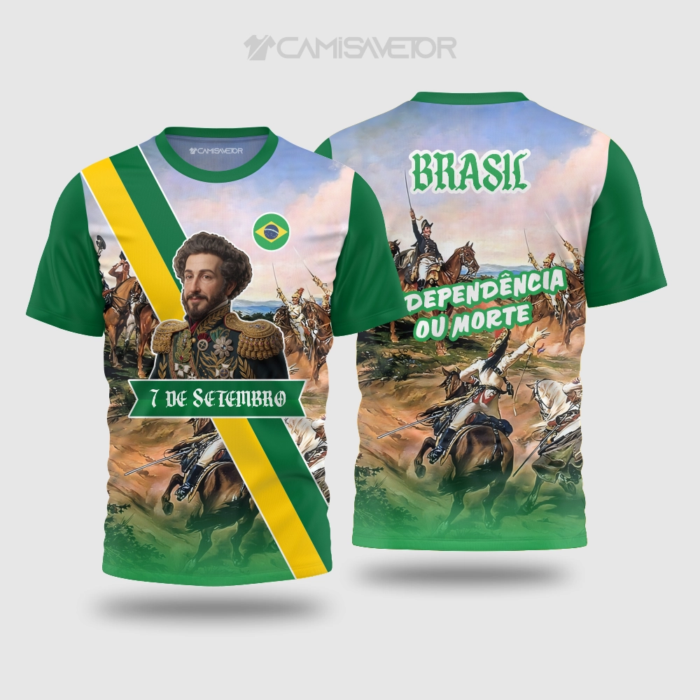 VETOR 7 DE SETEMBRO PREMIUM | ARTE DIGITAL EDITÁVEL PARA CAMISETAS E ESTAMPAS
