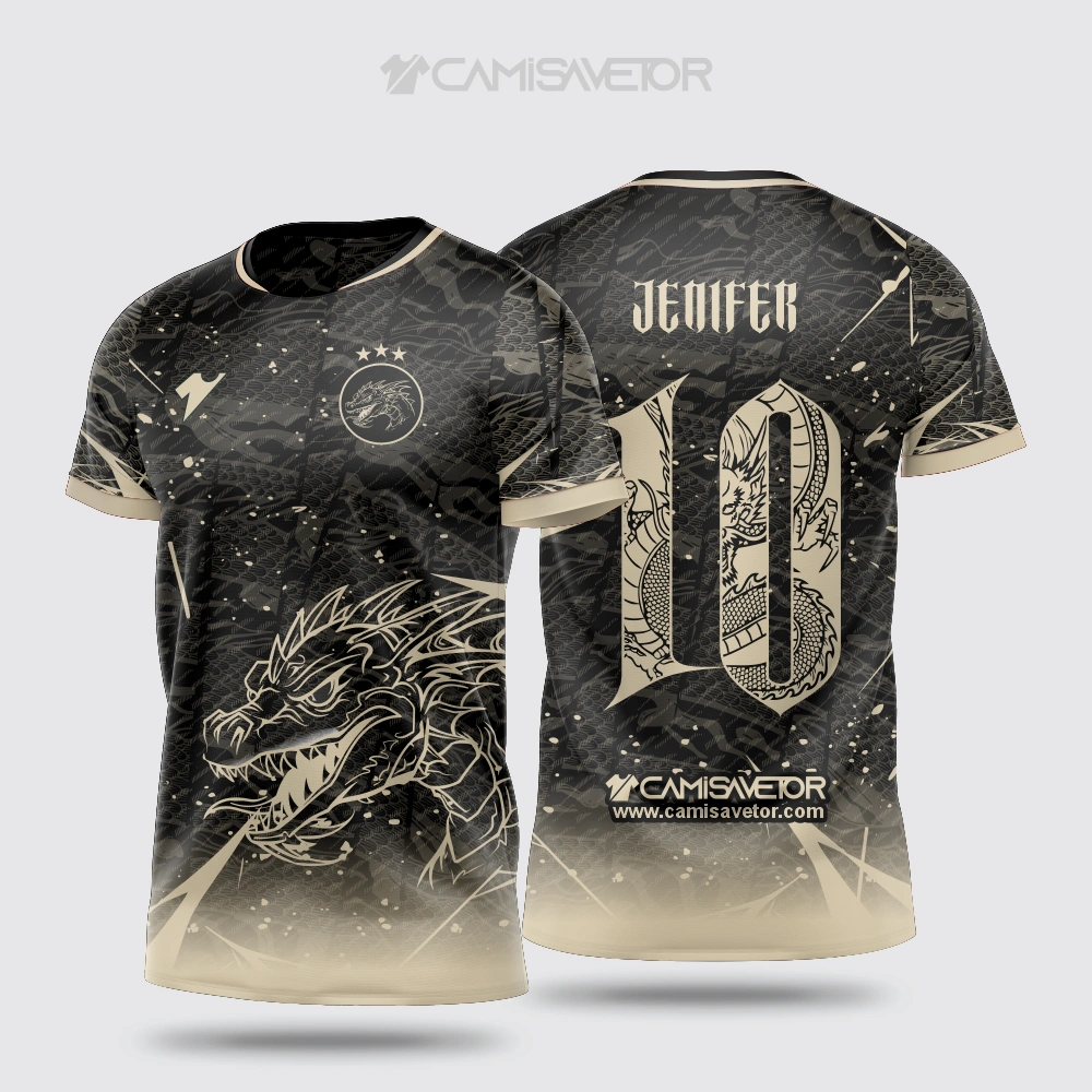VETOR PREMIUM DRAGÃO INTERCLASSE | ARTE EDITÁVEL PARA CAMISA PERSONALIZADA