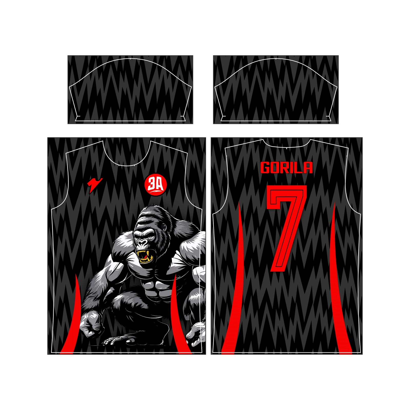 Vetor Estampa Vetor Camisa Interclasse Golira 2 | Arte Editável Coreldraw - Mockup Editável em CDR, PDF, SVG e PNG